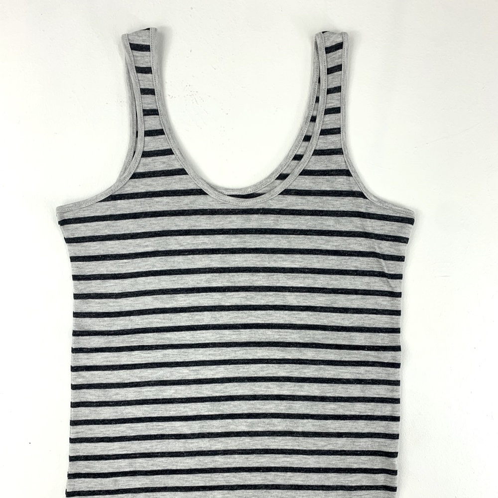 Castaway Eco-Jersey Yarn Dye Strip Tank Top